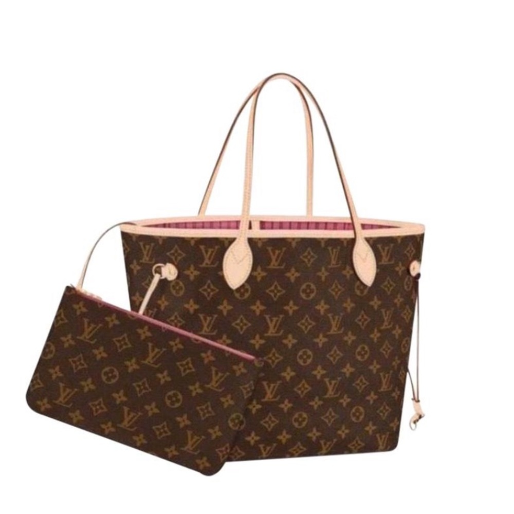 ISO  Louis Vuitton GM neverfull monogram print.